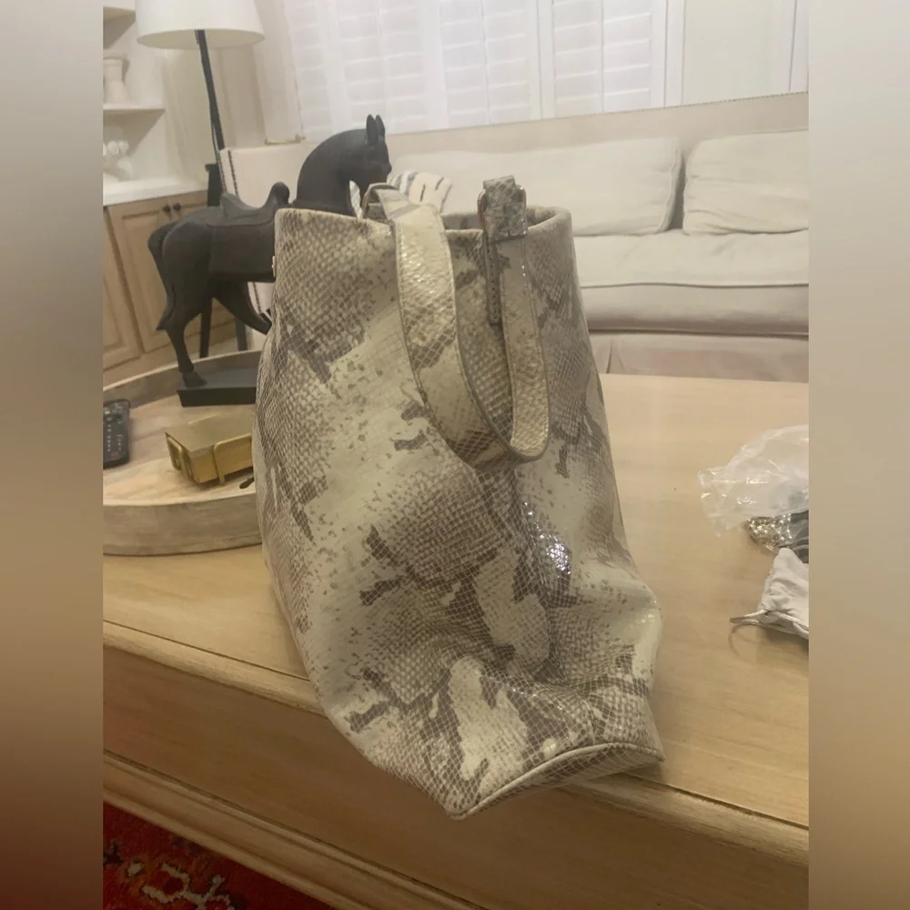KATE SPADE LARGE LUCIA CHELTENHAM SNAKE HANDBAG